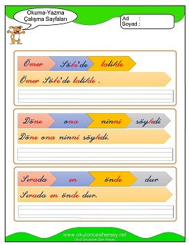 ö sesi Çalışma Sayfaları